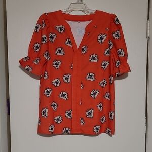 Bulldogs Red Women's Top